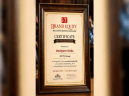 Dushyant Sinha Recognised for Excellence in Marketing, PR & Communications at ET Brand Equity Real Estate Marketing Excellence