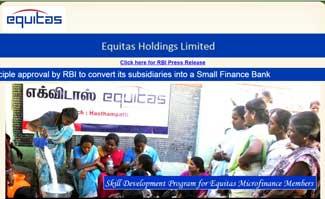 Equitas soars on stock market debut